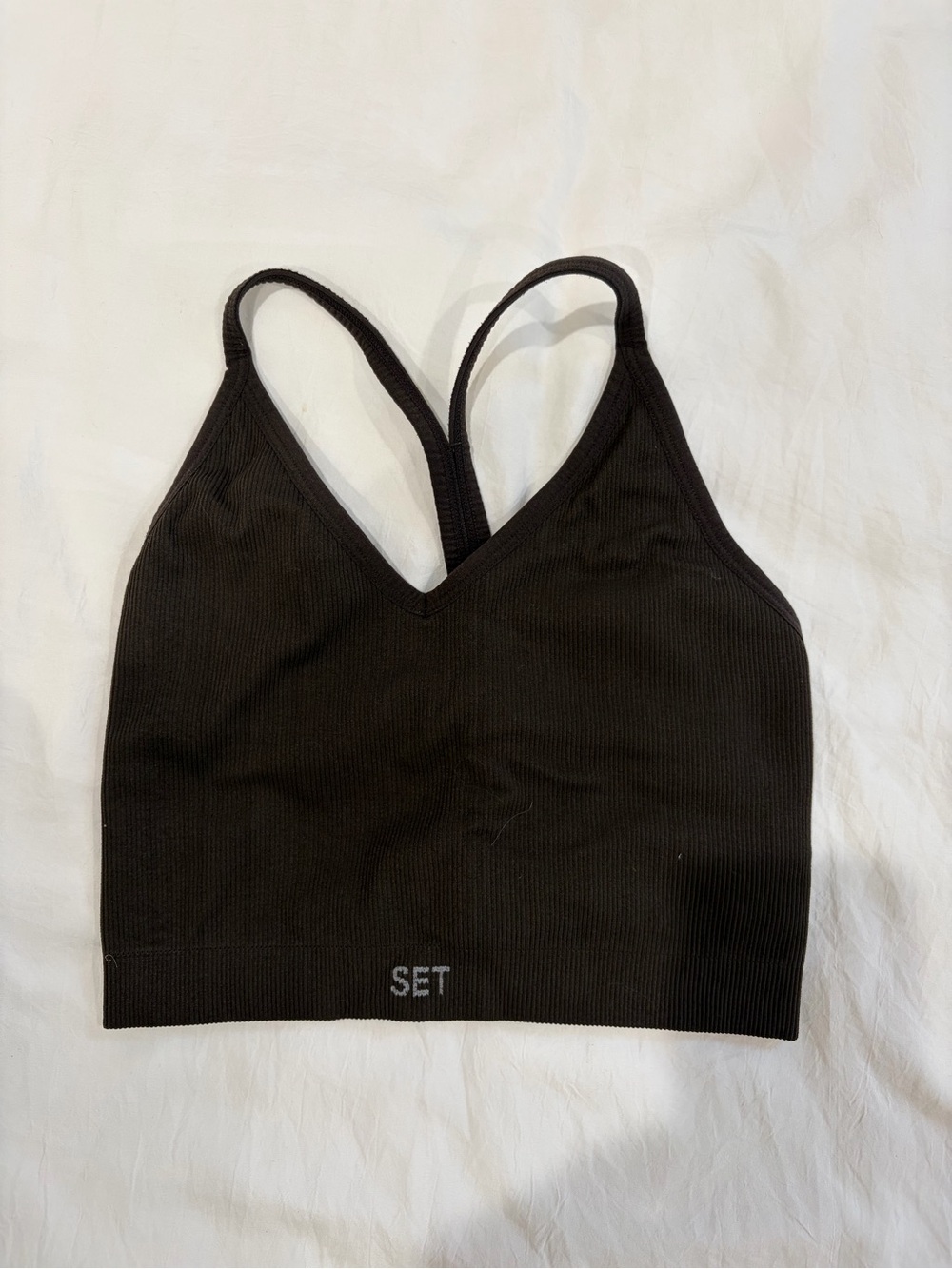 SET ACTIVE brown workout top